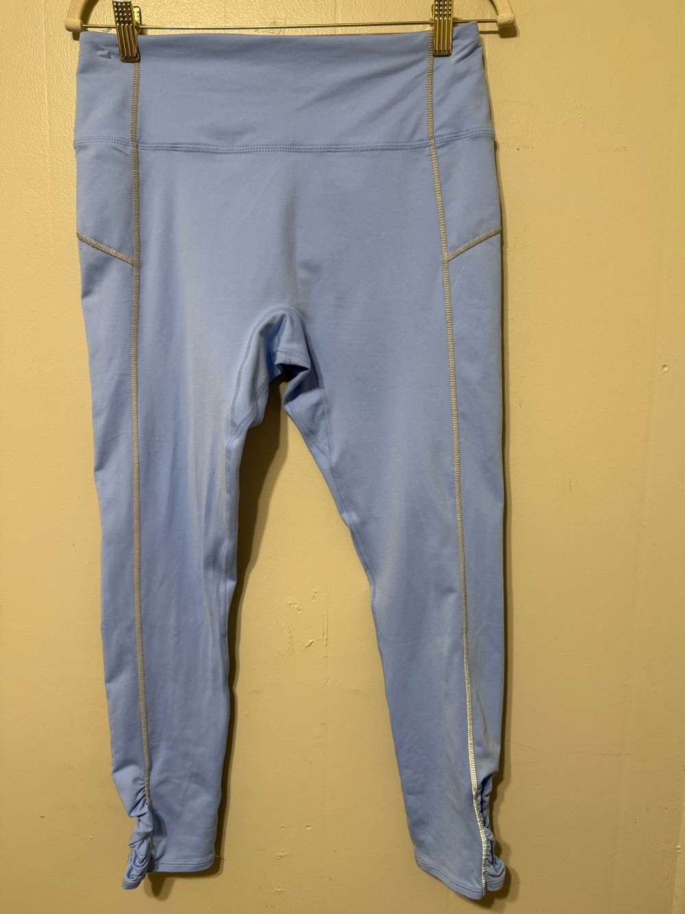 Free People Movement ' Light Blue Active Leggings with Gathered Ankles